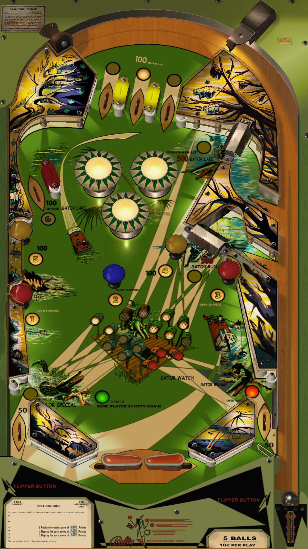 Gator playfield screenshot
